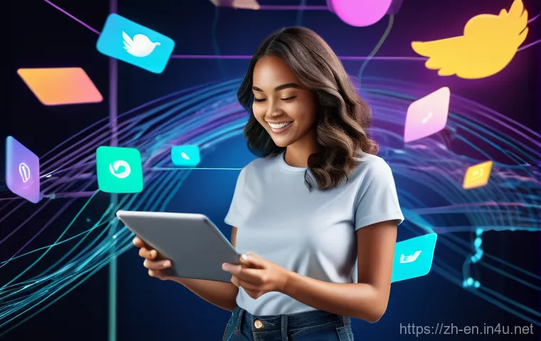 가장 자주 쓰이는 영어 단어 - **Digital Connectivity and Content Creation:**
    A vibrant, dynamic illustration depicting a young...